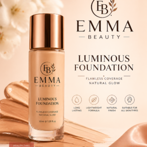 Emma Luminous Foundation – Full Coverage & Natural Radiant Finish
