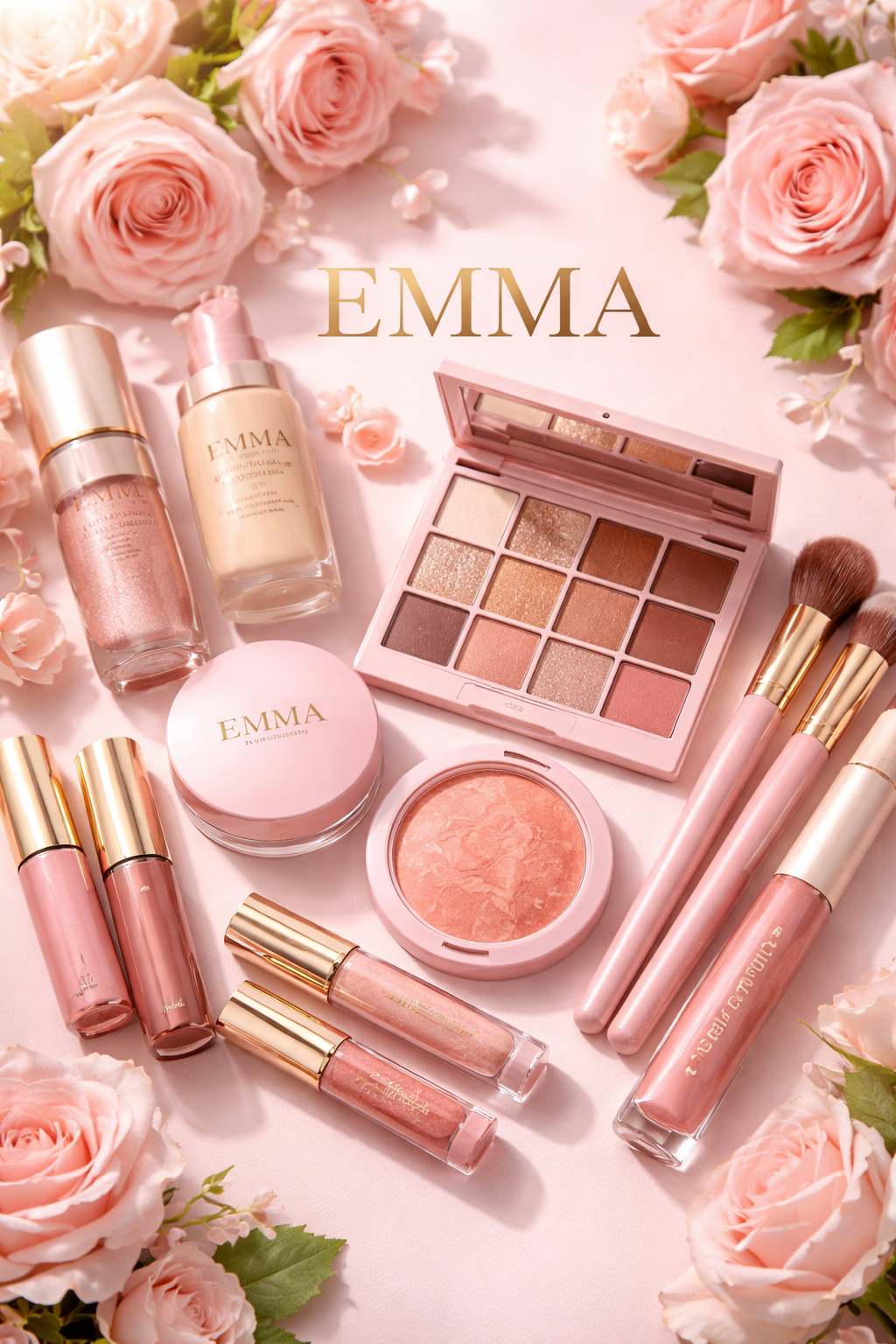 Emma Beauty makeup products and cosmetics banner